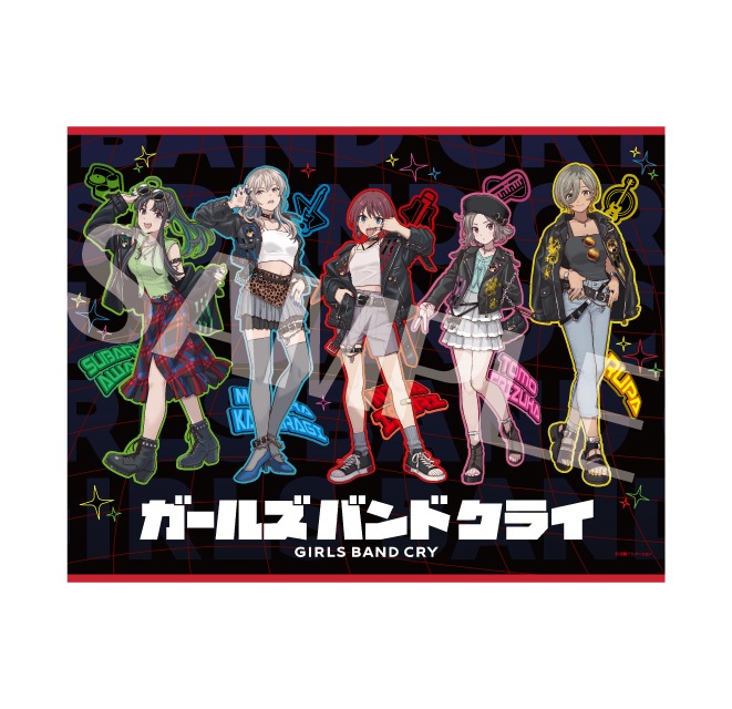 ガールズバンドクライ 描き下ろしB2タペストリー【ライダースver.】（全1種）