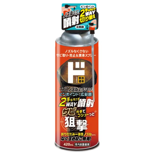 ノズルなくさないサビ取り・防止&潤滑スプレー
